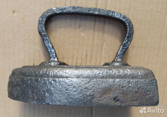 Утюг старый чугунный
