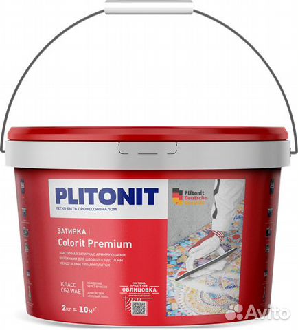 Затирка plitonit Colorit Premium (синяя) 2кг Биоци