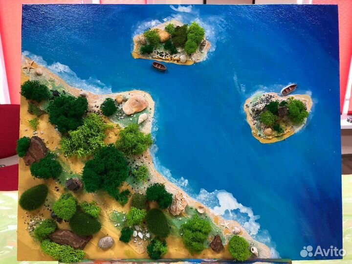 Эко картина «Острова»