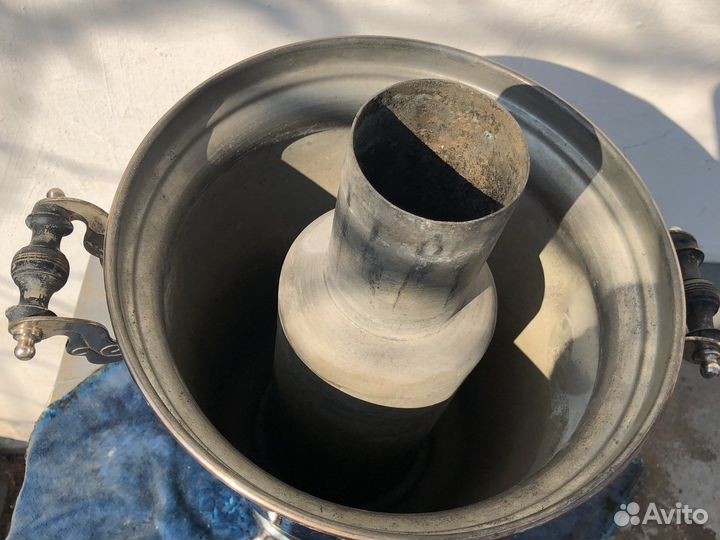 Самовар на дровах старинный