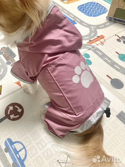Дождевик куртка для мелких пород собак и щенков
