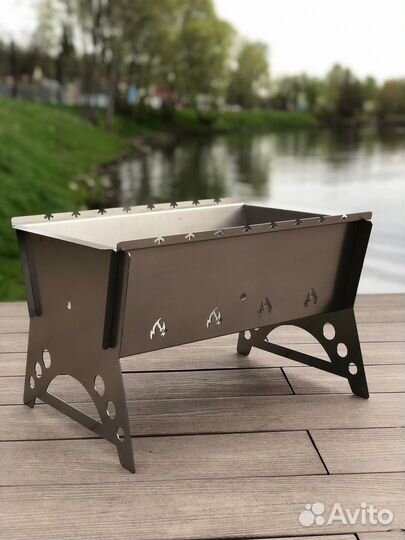 Мангал Разборный Многоразовый Сталь 1.5 мм