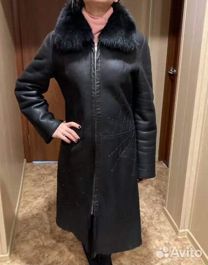 Дубленка двухсторонняя 44 размер
