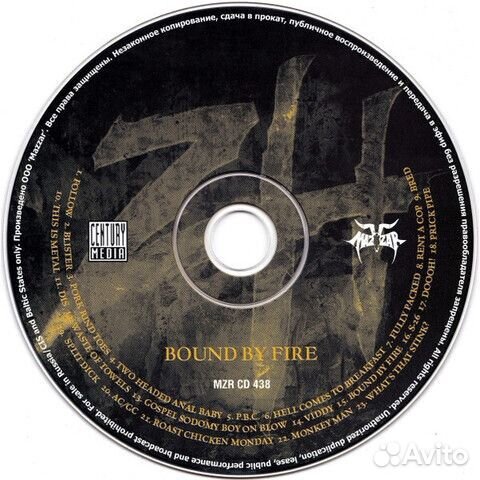 Zimmers Hole / Bound By Fire (RU)(CD)