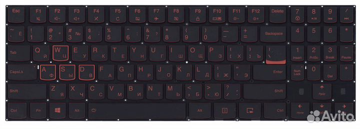 Клавиатура Lenovo Legion Y520 Y520-15IKB без рамки