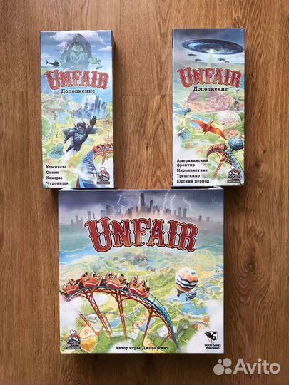 Игра Unfair. Русское издание 2 тираж