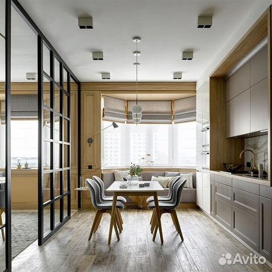 Межкомнатные перегородки из стекла