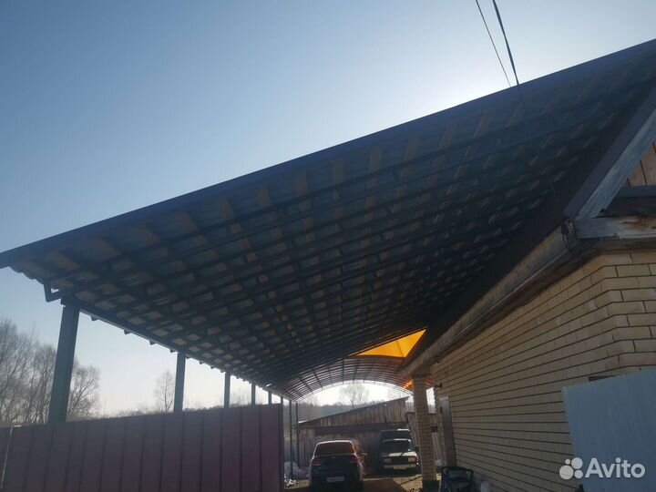 Поликарбонат, теплицы, навесы