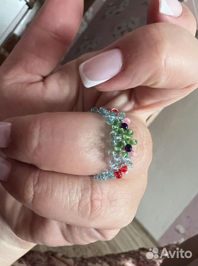 Колечки из бисера