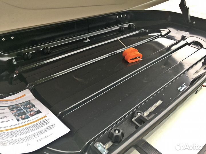 Автобокс на крышу Yuago Optima 145х85х45 - 390 л