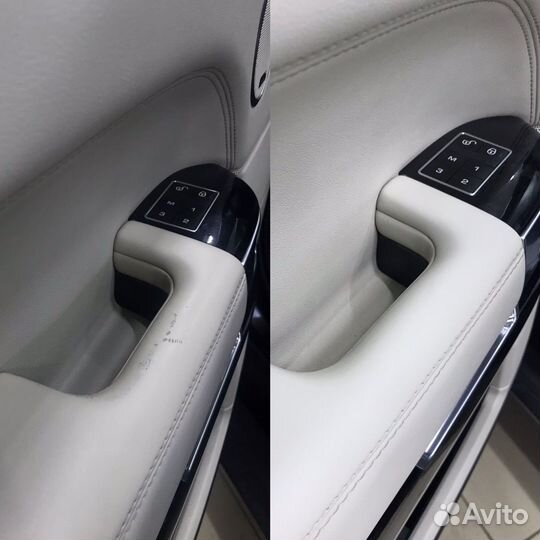 Покраска кожи Реставрация кожи Покраска руля