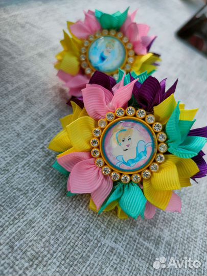 Заколка для волос ручной работы