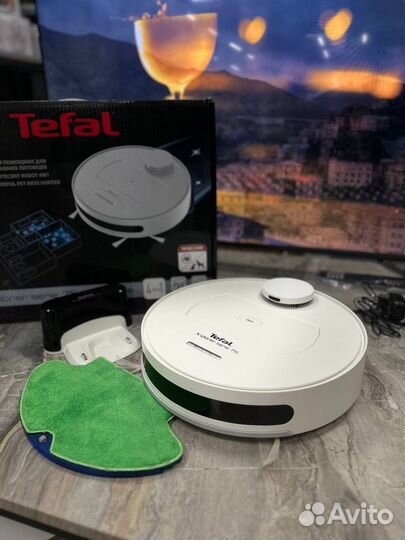 Робот пылесос моющий tefal
