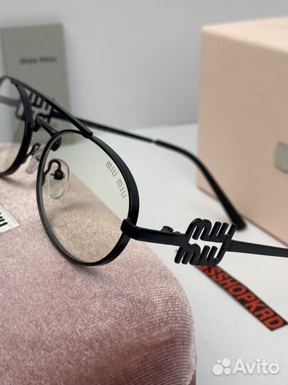 Очки оптика miu miu lux тренд 2025