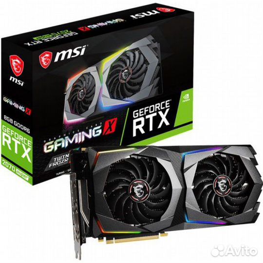 Видеокарта MSI Geforce RTX 2070 super gaming x 8gb