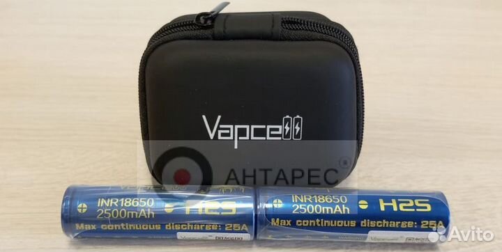 18650 аккумулятор VapcellH25 (комп. из 2х в чехле)