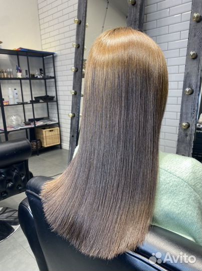 Кератиновое выпрямление