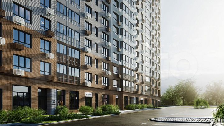 2-к. квартира, 61,4 м², 11/17 эт.