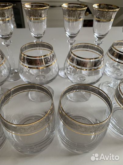 Фужеры бокалы богемия