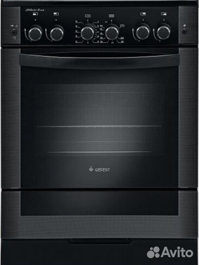 Газовая плита Gefest Glass Line цвет черный