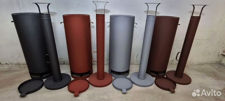 Печь для бассейна на дровах из нержавеющей стали