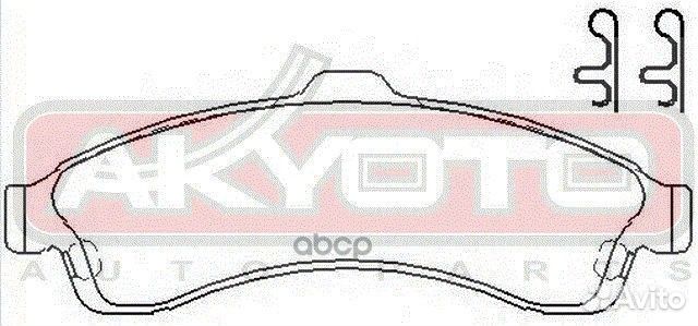 Колодки тормозные дисковые передние AKD0882 akyoto