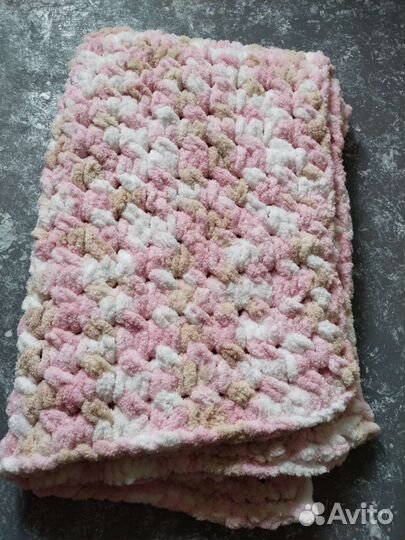 Плед детский плюшевый