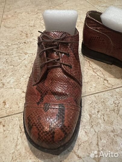 Туфли мужские из кожи питона размер 46-47