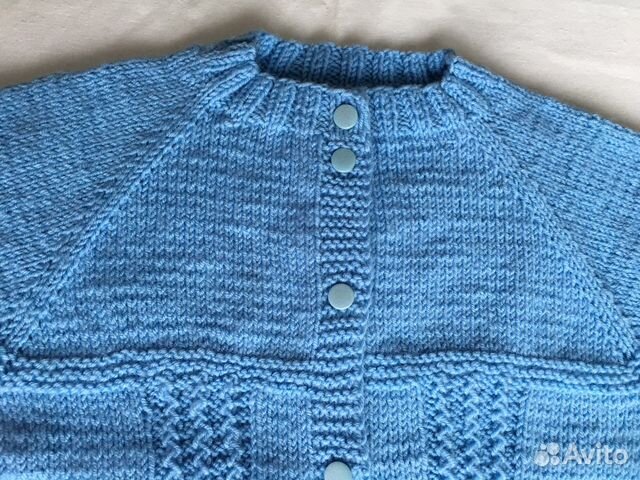 Полушерстяная детская кофта (3-4 года ребенку)