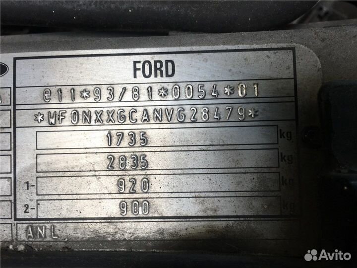 Разбор на запчасти Ford Escort