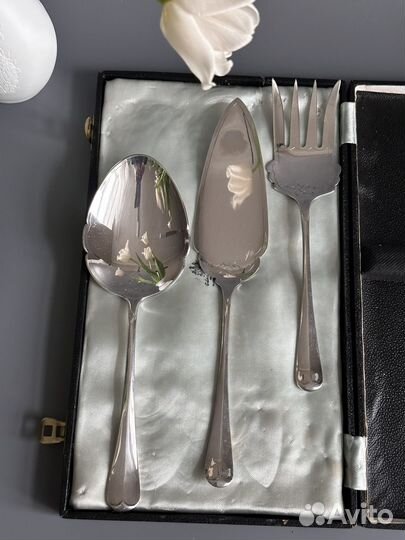 Старинные Сервировочные приборы Англия серебрение