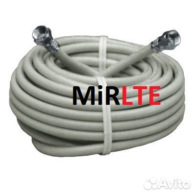 Кабель RG-6U 10 метров 75 Ом 2xF-male