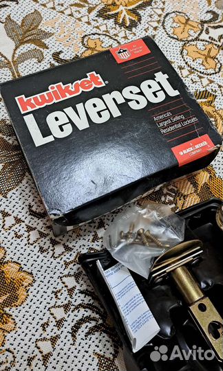 Дверные межкомнатные ручки из США Kwikset Leverset