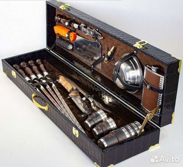 Набор шампуров в кейсе - 18