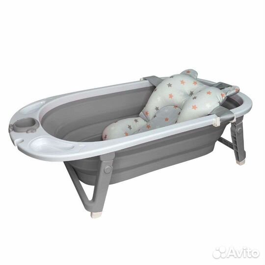 Силиконовая компактная ванночка с гамаком/ножки
