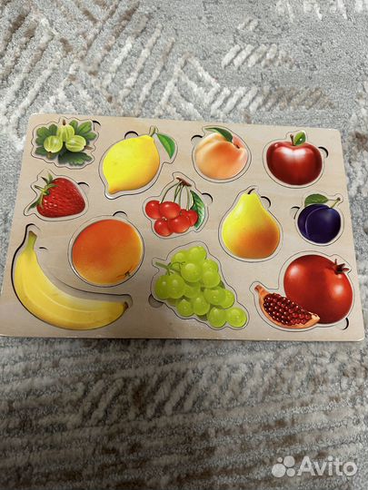 Рамки вкладыши овощи фрукты