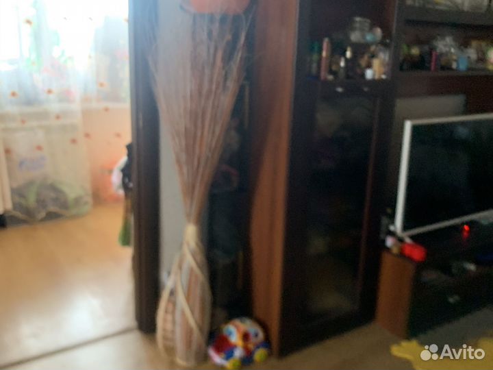 Ваза напольная плетеная