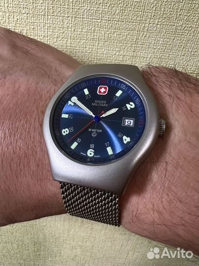 Swiss military blue dial swiss made