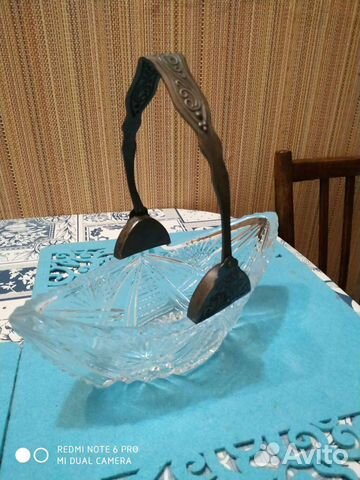 Ваза хрустальная времён СССР