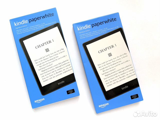 Kindle Paperwhite Signature Edition 32GB + чехол объявление продам