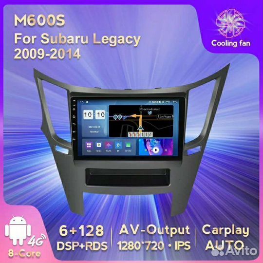 Штатная магнитола Subaru outback legasy 8 ядер сим