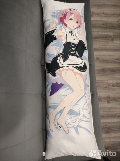 Подушка Дакимакура с наволочкой Новая 150х50см