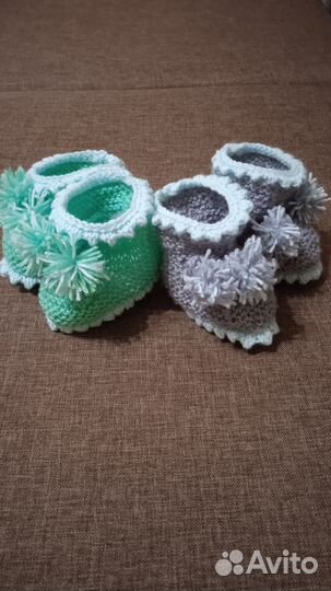 Пинетки вязаные