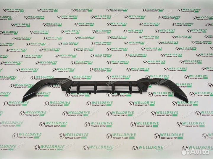 Диффузор задний BMW 3 G20 Agressor черный глянец