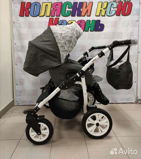 Коляска для двойни Indigo Charlotte Sity Duo