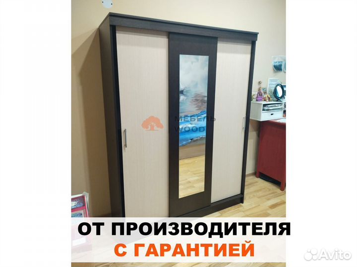 Шкаф купе с зеркалом