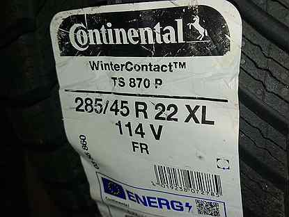 Continental WinterContact TS 870 P 285/45 R22 114V