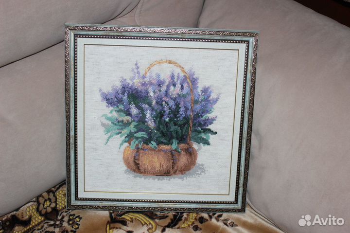 Картина вышитая крестом 