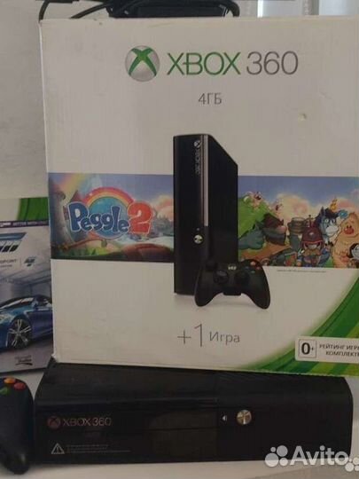 Приставка xbox 360 4 гб kinect диски