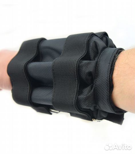 Утяжелители 4 кг cross черные регулируемые